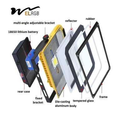 4800lm Rechargeable Led Floodlight 60W Portable Emergency Work Light