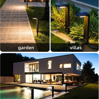 IPX4 Solar Pathway Lights Outdoor 2800K-3200K Solar Powered Bollards