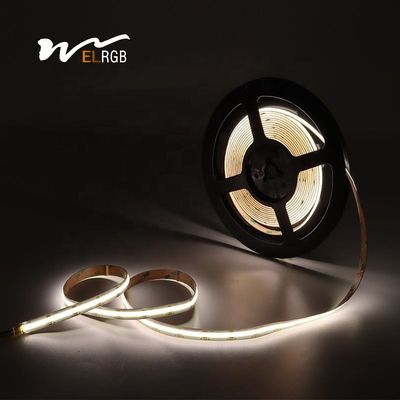 608LED Dimmable Cob Led Strip 10mm 5m Led Strip Lights With Adhesive Backing