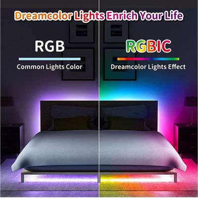 102 Leds Self Adhesive LED Strip 60 Pixel Self Adhesive Rope Lights