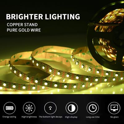 102 Leds Self Adhesive LED Strip 60 Pixel Self Adhesive Rope Lights