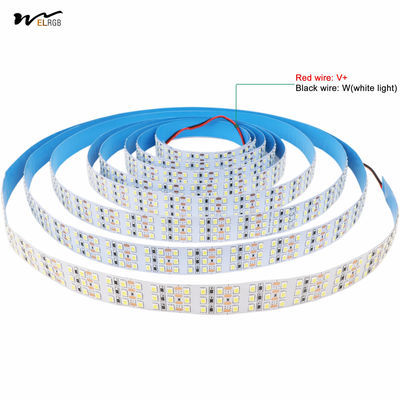 16.4ft LED Strip Lights 12V 1800 LEDs Triple Row Daylight White 6000K Dimmable Year 3-Year