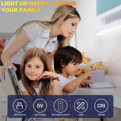 480 LED USB COB Strip Light Kit Waterproof and Remote Control for Holiday Lighting