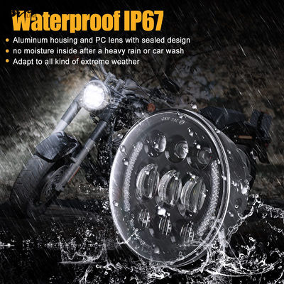 Experience Super Wide Night Driving 5.75 Inch LED Headlight with Halo DRL Turn Signal