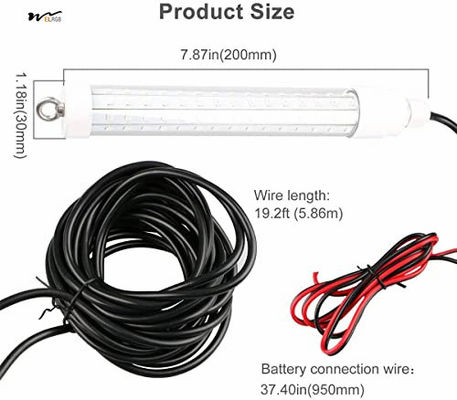 12V 120 LED Submersible Fishing Light for Night Fishing 50000 Hour Working Lifetime
