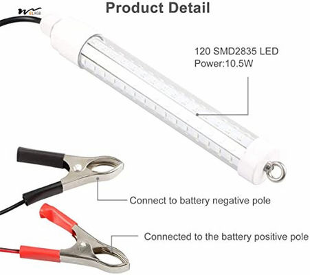 12V 120 LED Submersible Fishing Light for Night Fishing 50000 Hour Working Lifetime