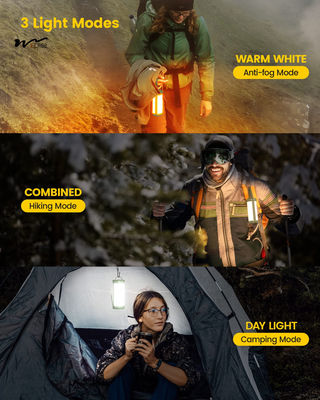 106LED Camping Lantern 5 Brightness Levels Up to 1200LM 3 Modes SOS 80hrs Working Time IP68 Waterproof Emergency Light